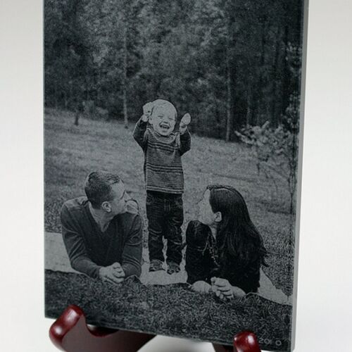 Custom Engraved 4" x 6" Marble Tile  Thumbnail